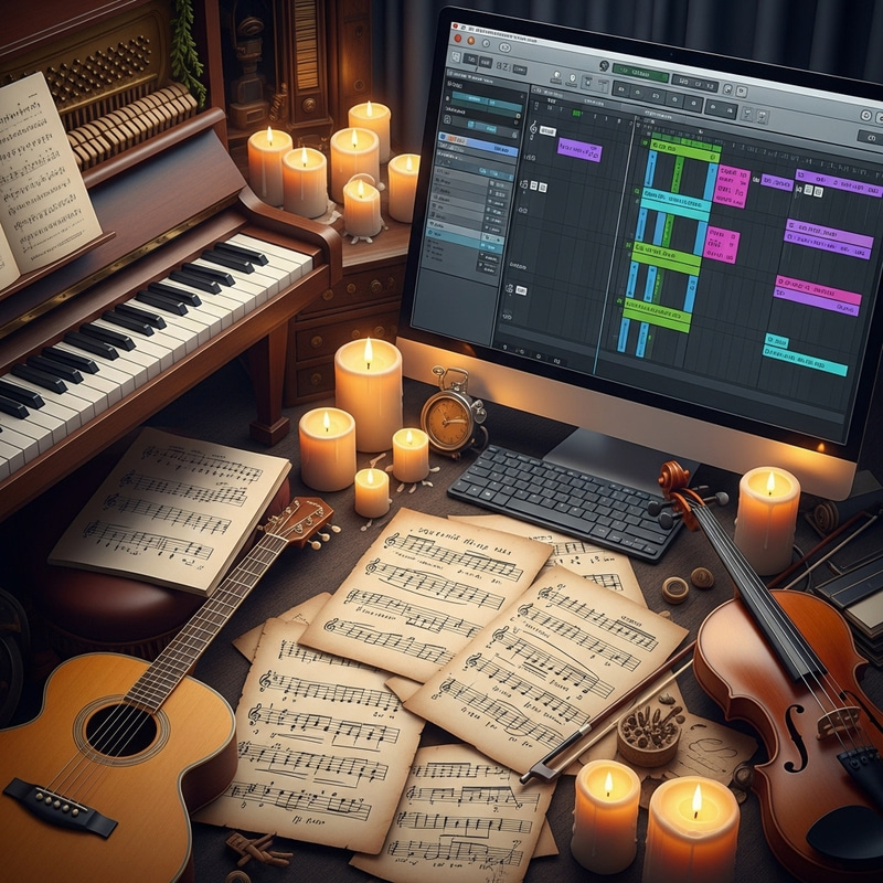 Scenery Scripts: Composition. Music Makers Creativity. Scenery Scripts: Composition. Music Makers Creativity.