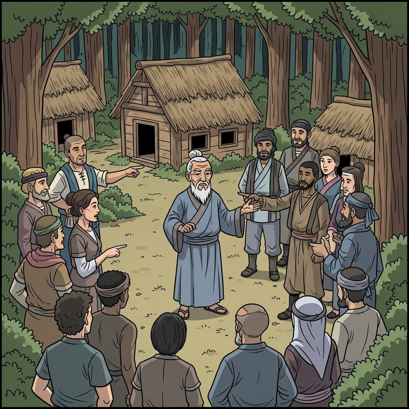 Villagers' Bayanihan Meeting in the Enchanted Forest