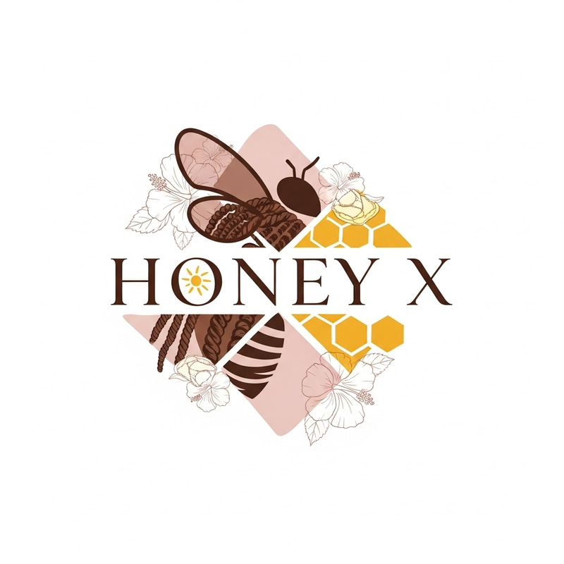 Honey X: Beauty Logo Design for Inclusivity Honey X: Beauty Logo Design for Inclusivity