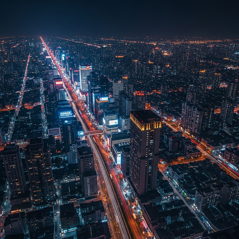 Futuristic Cyberpunk Cityscape with Vibrant Neon Lights Futuristic Cyberpunk Cityscape with Vibrant Neon Lights