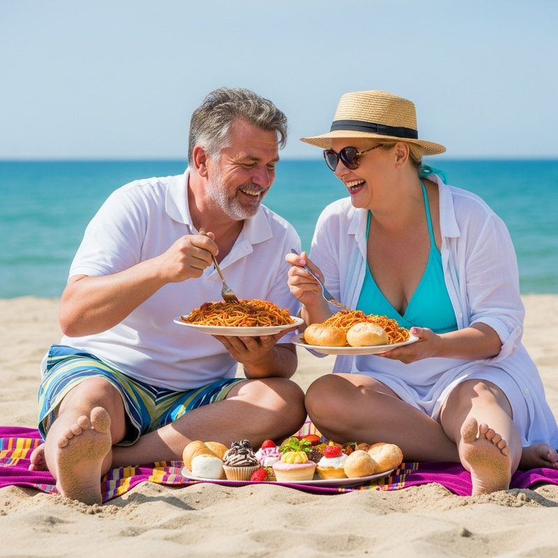 Summertime Feasting by the Sea | Enjoying Spaghetti, Bread & Desserts Summertime Feasting by the Sea | Enjoying Spaghetti, Bread & Desserts
