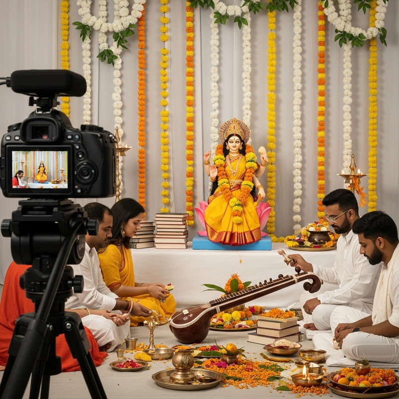 Celebrate Saraswati Puja in a Mesmerizing Minivlog Celebrate Saraswati Puja in a Mesmerizing Minivlog