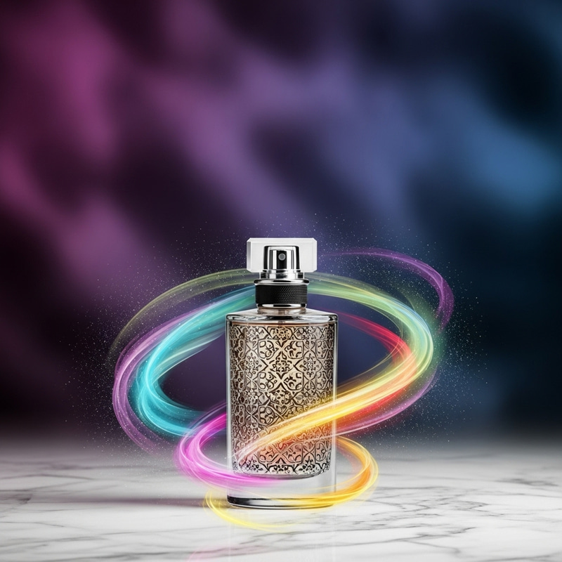 Abstract Perfume Bottle Visualization | Fragrance Concept Abstract Perfume Bottle Visualization | Fragrance Concept