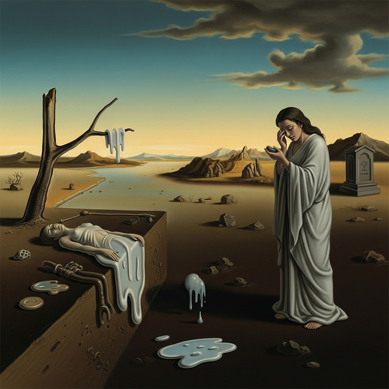 Ethereal Surrealist Scene of Tangible Sorrows and Shadows | Gothic Digital Painting Ethereal Surrealist Scene of Tangible Sorrows and Shadows | Gothic Digital Painting