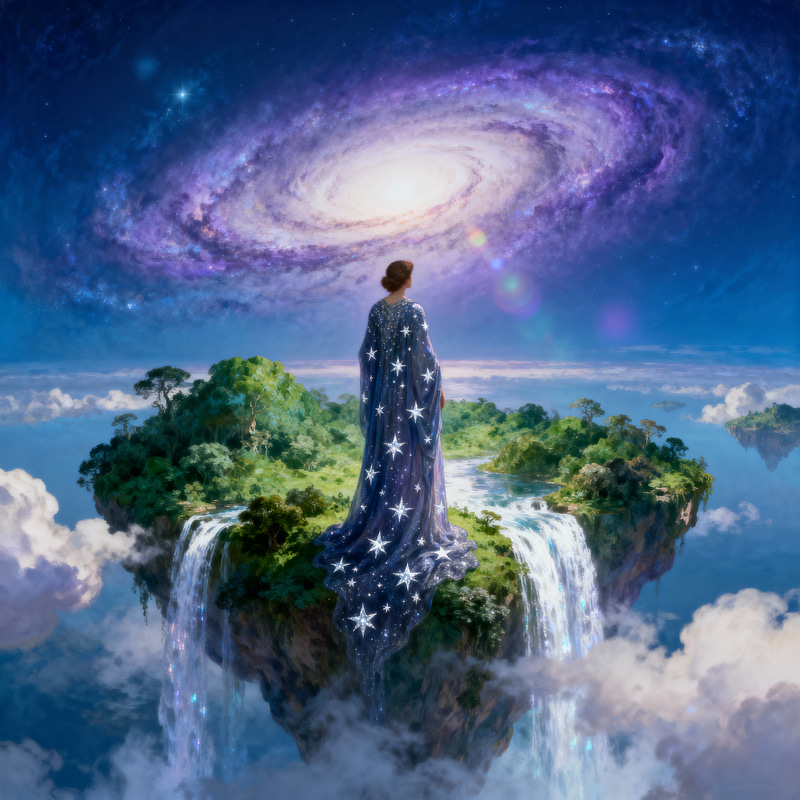 Surreal Floating Island: Ethereal Artistry Surreal Floating Island: Ethereal Artistry