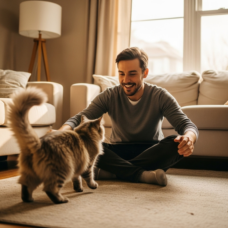 Playful Cat Playtime: Delightful Moments with My Feline Friend