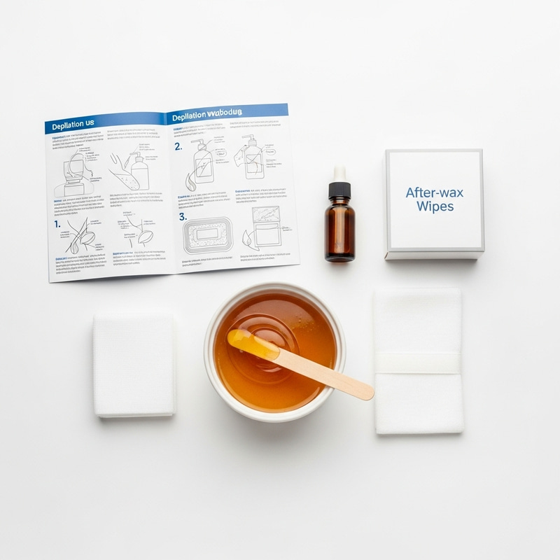 Home Depilation Waxing Products: Pot, Strips, Oil and Wipes Home Depilation Waxing Products: Pot, Strips, Oil and Wipes