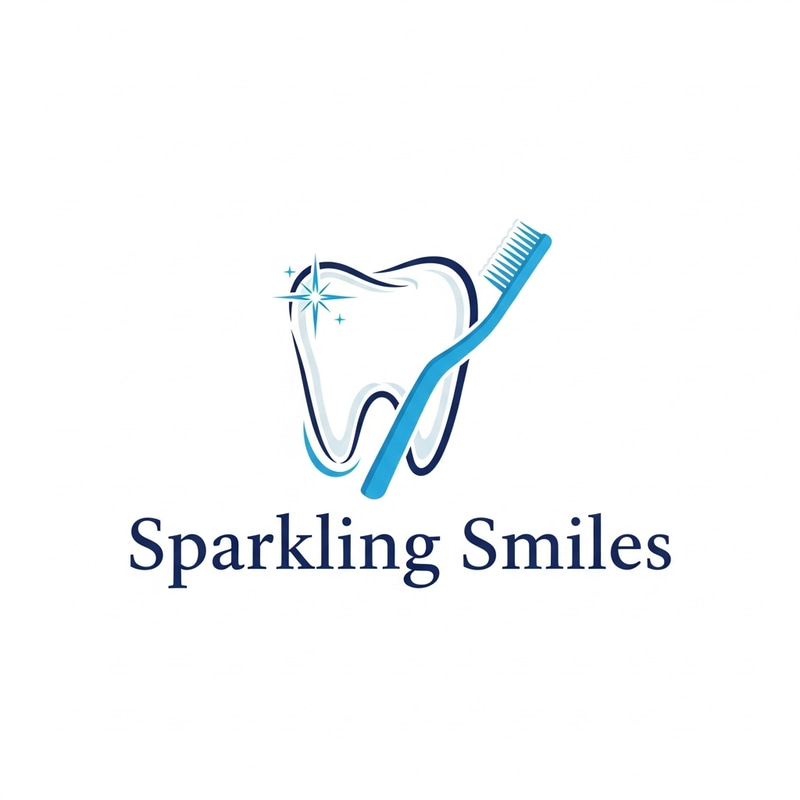 Creative Dental Logo Design | Sparkling Smiles Creative Dental Logo Design | Sparkling Smiles