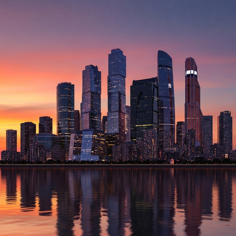 Imaginative City Skyline Art: Abstract Urban Landscape Imaginative City Skyline Art: Abstract Urban Landscape