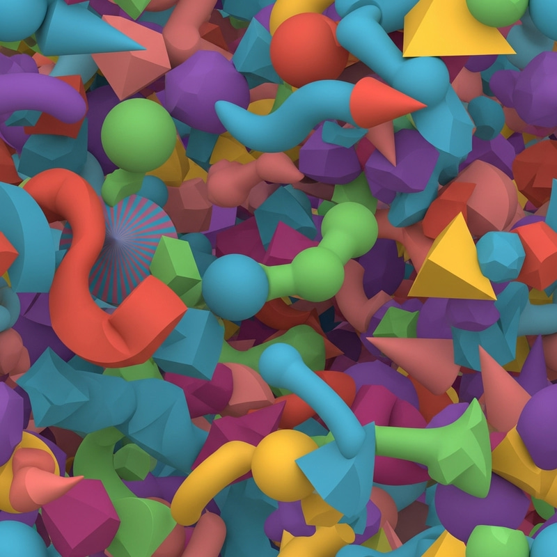 Dynamic, Animated Shapes | Surreal Visual Experience