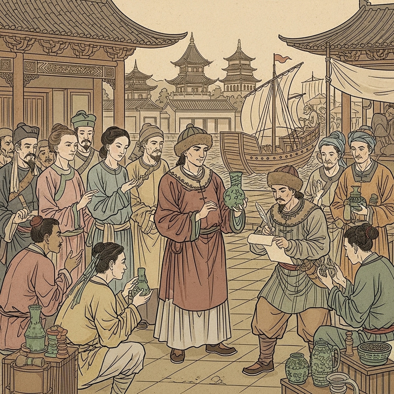 Marco Polo's Journey in China: Diverse Cultural Encounters