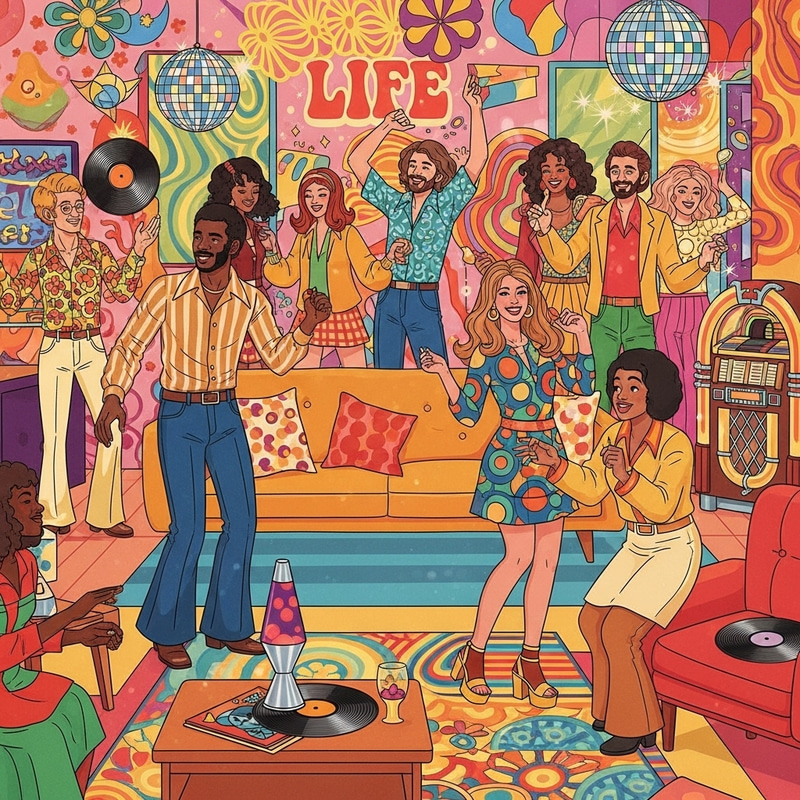 Celebrate Life in Retro Style with Joy and Nostalgia