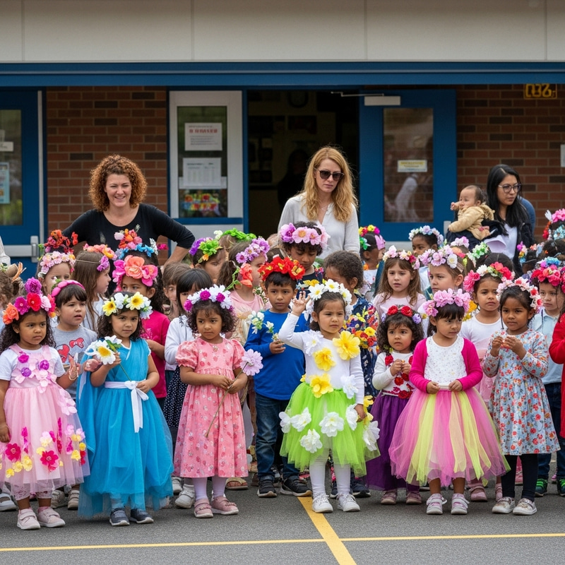 Vibrant Costumes at Bergonzi Elementary School Event Vibrant Costumes at Bergonzi Elementary School Event