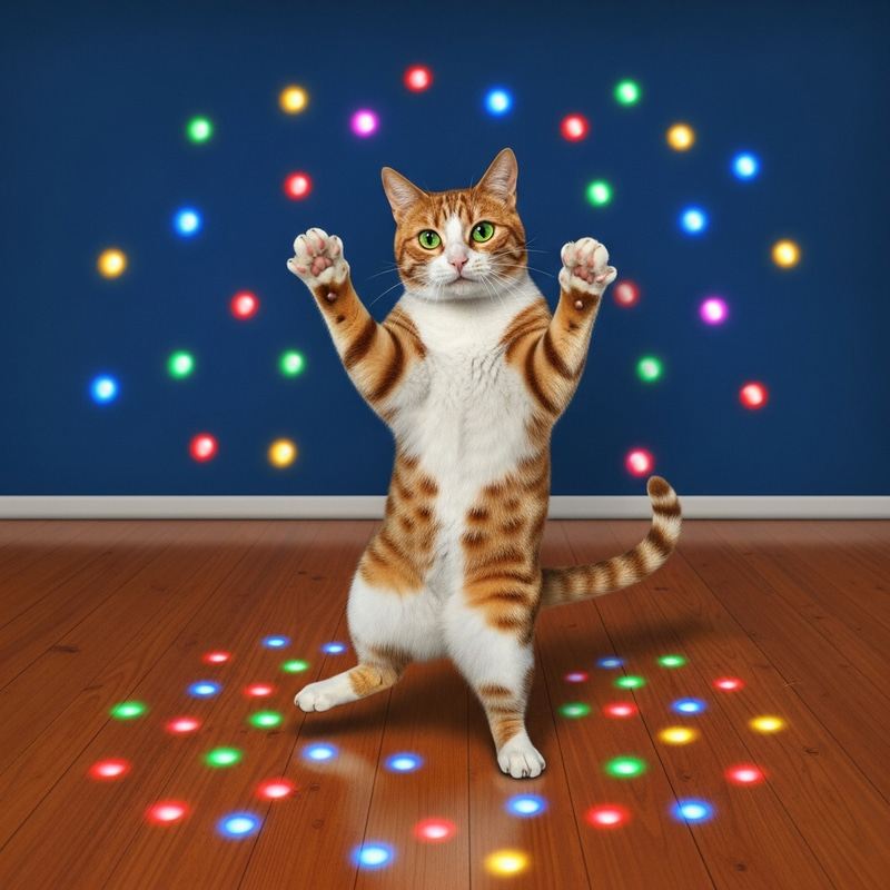 Cat Dancing on Dance Floor: A Whimsical Sight Cat Dancing on Dance Floor: A Whimsical Sight