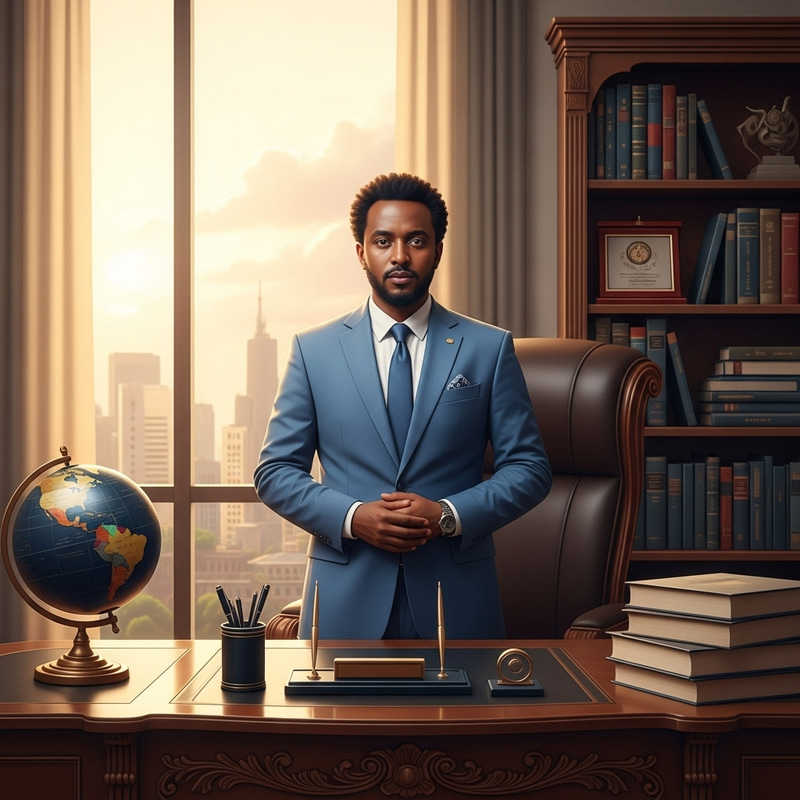 Ethiopian Prime Minister Official Portrait