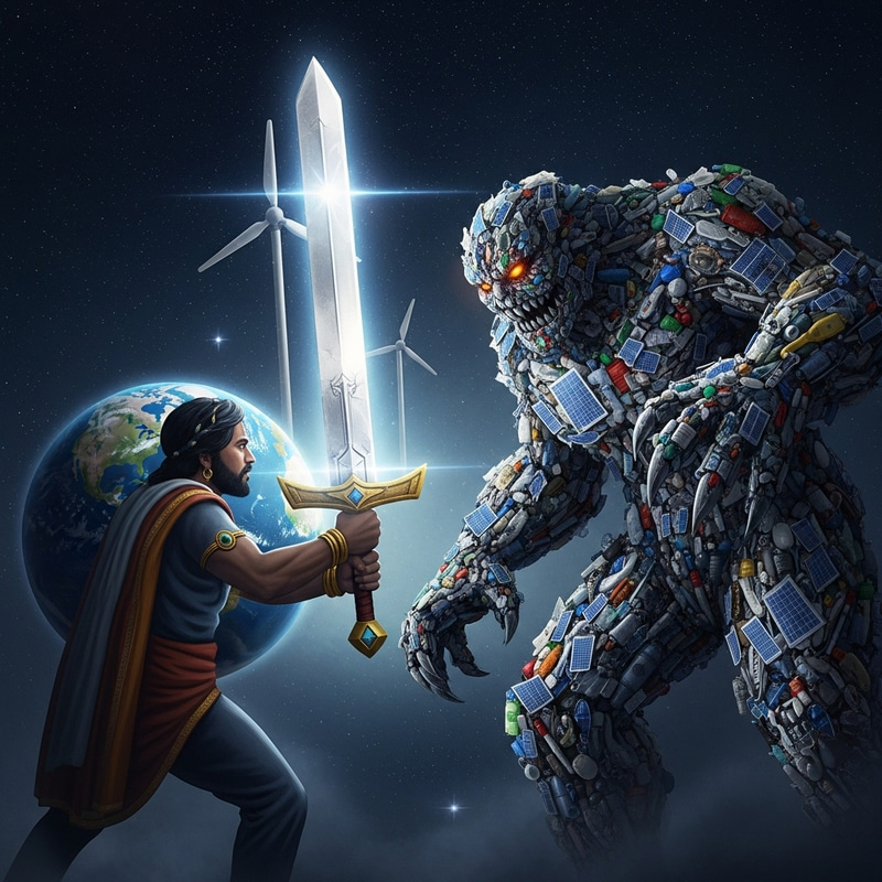 Earth vs Plastic: The Battle for Sustainability Earth vs Plastic: The Battle for Sustainability