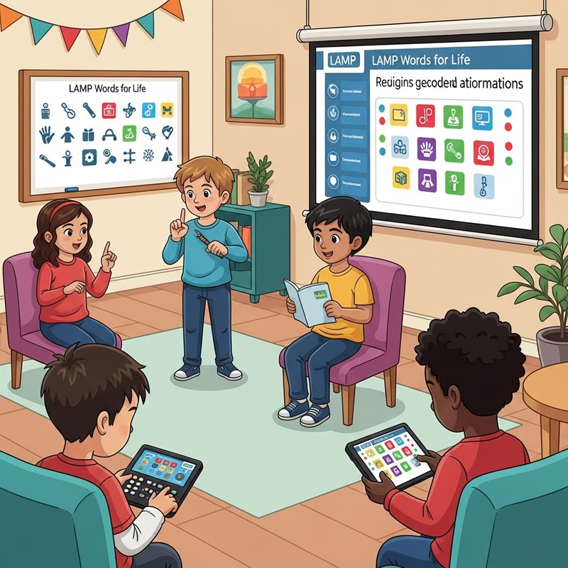 Empowering Neurodivergent Children with LAMP Words for Life
