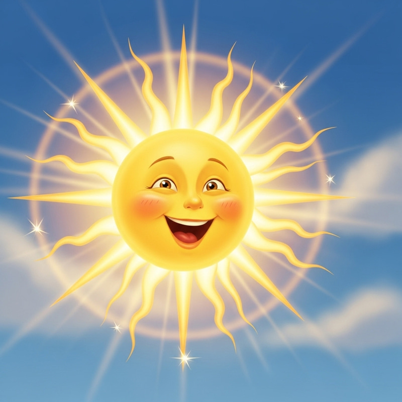Beautiful Laughing Sun: Brighten Your Day