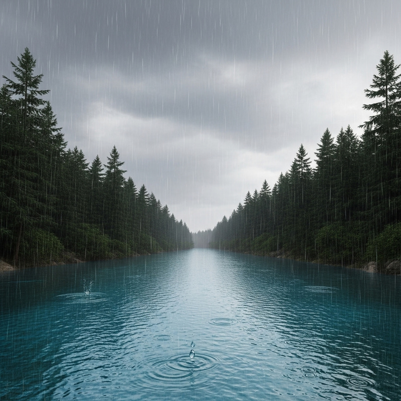 Realistic Water Quality Affected by Rainfall