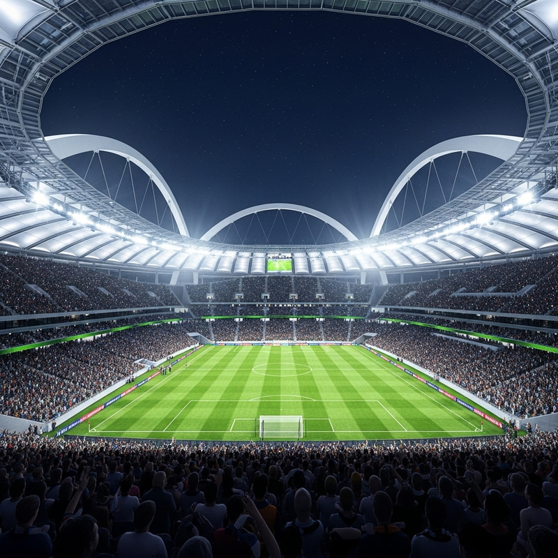 Estadio with Dazzling Crowd | Electrifying Atmosphere Estadio with Dazzling Crowd | Electrifying Atmosphere