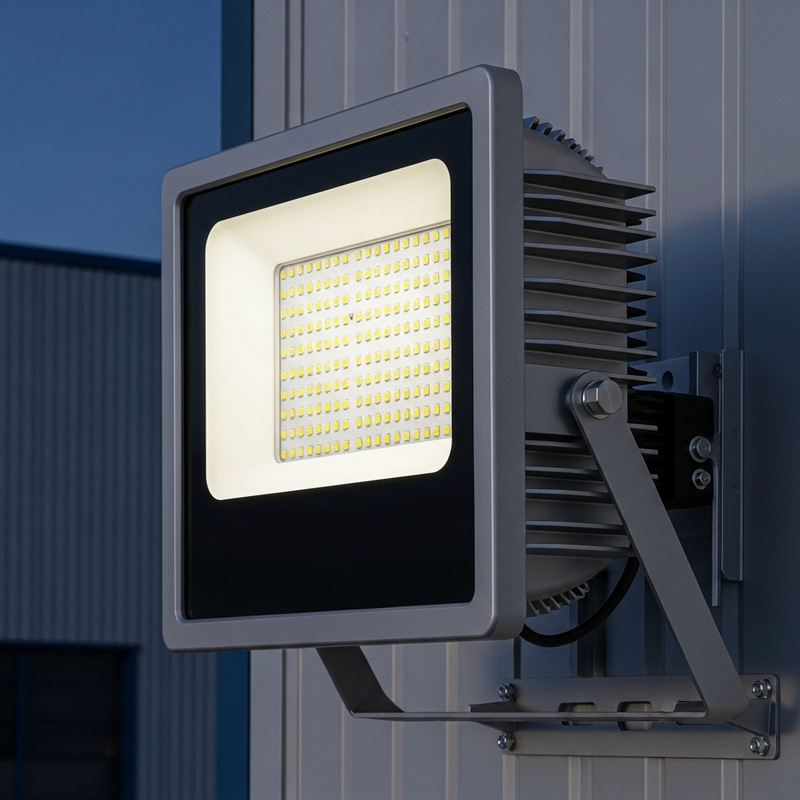 High-Quality LED Floodlight with Adjustable Bracket | Industrial Lighting High-Quality LED Floodlight with Adjustable Bracket | Industrial Lighting