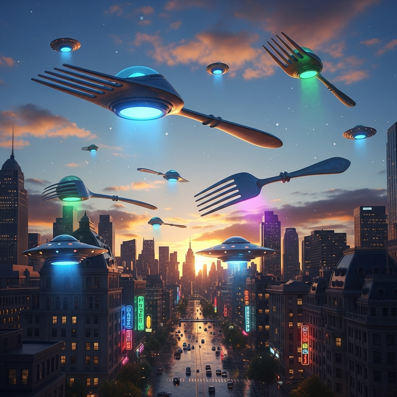 Fork-shaped UFOs: Unusual Sight in the Sky Fork-shaped UFOs: Unusual Sight in the Sky