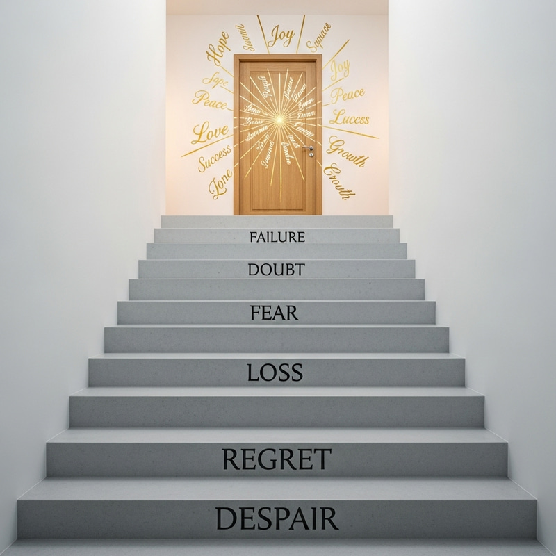 From Negativity to Positivity: A Staircase Journey