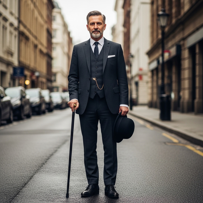 Stylish Gentleman in Traditional Attire