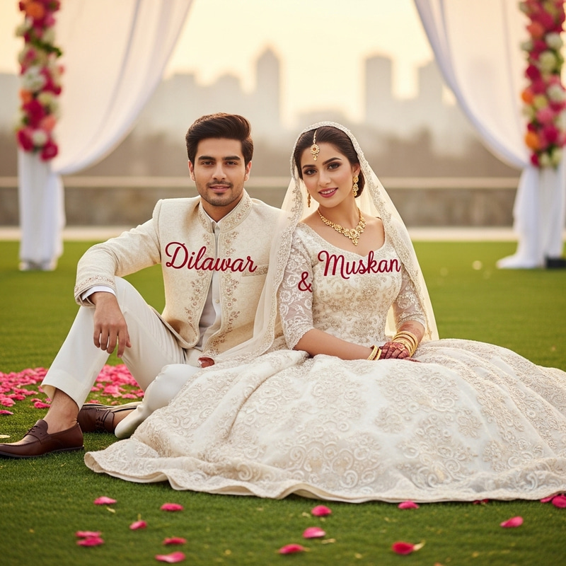 A Beautiful Wedding Tale with Dilawar & Muskan on Green Field | City Skyline Album