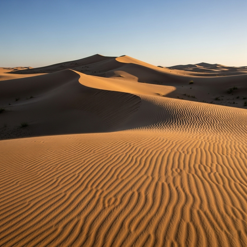 Stunning Sand Dunes Landscape - Natural Beauty in Sandscape Stunning Sand Dunes Landscape - Natural Beauty in Sandscape