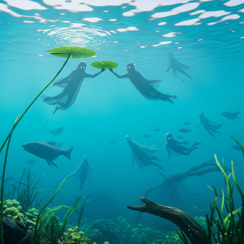 Ghosts in Aquamarine Waters