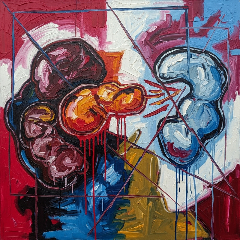 Transplantation Modern Art Expressing Emotion