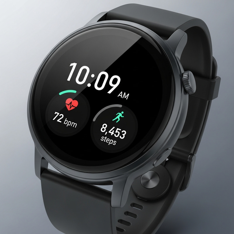 Detailed Garmin Venu Smart Watch Mockup Detailed Garmin Venu Smart Watch Mockup