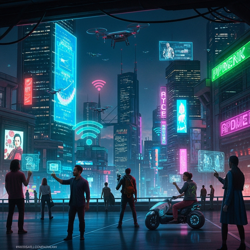 Futuristic Cyberpunk Cityscape | Vibrant Urban Environment Futuristic Cyberpunk Cityscape | Vibrant Urban Environment