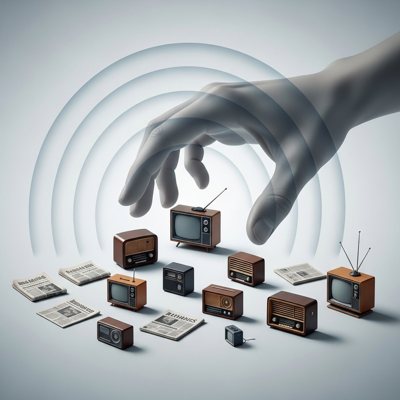 Abstract Media Manipulation Art Interpretation