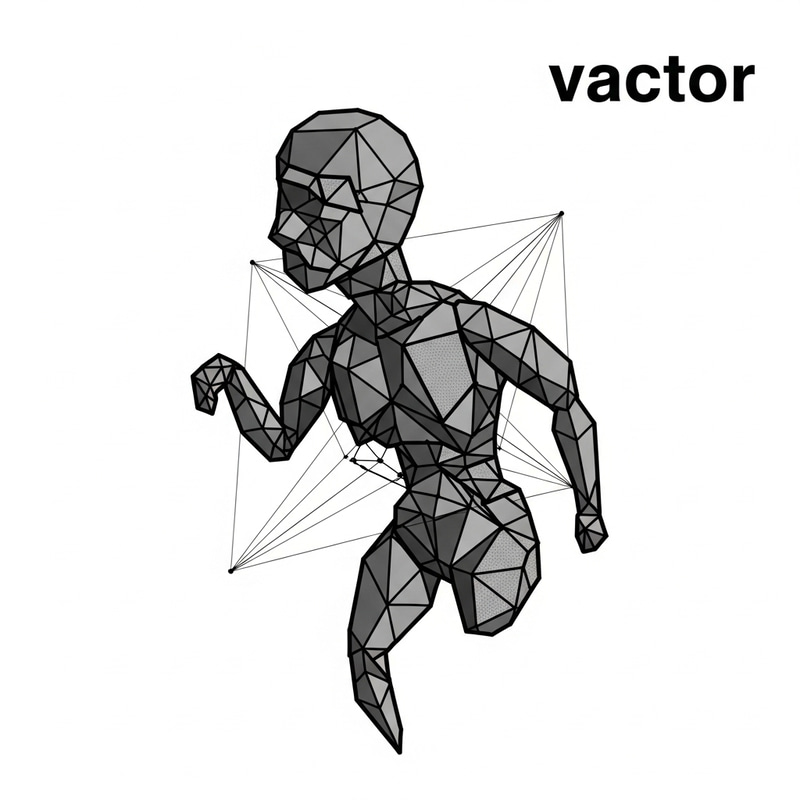 Dynamic Vector - Abstract Geometric Concept Dynamic Vector - Abstract Geometric Concept
