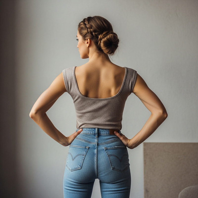 Modern Woman with Beautiful Physique | Fashion Portrait