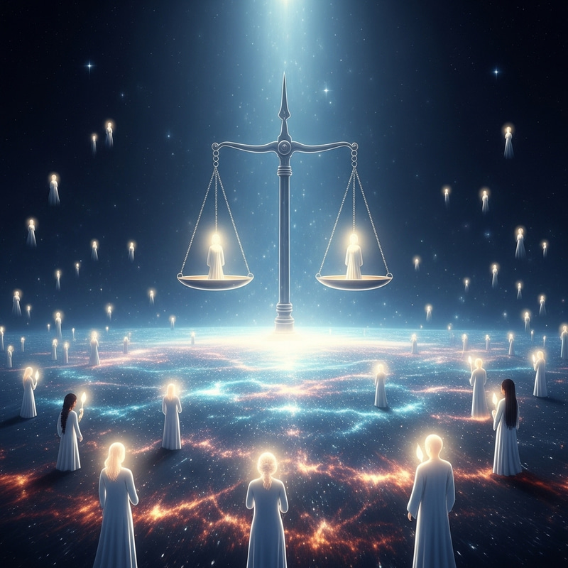 Divine Judgment: A Cosmic Balance of Good and Evil