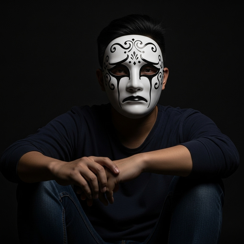 Masked Hypocrisy: Unveiling Hidden Feelings