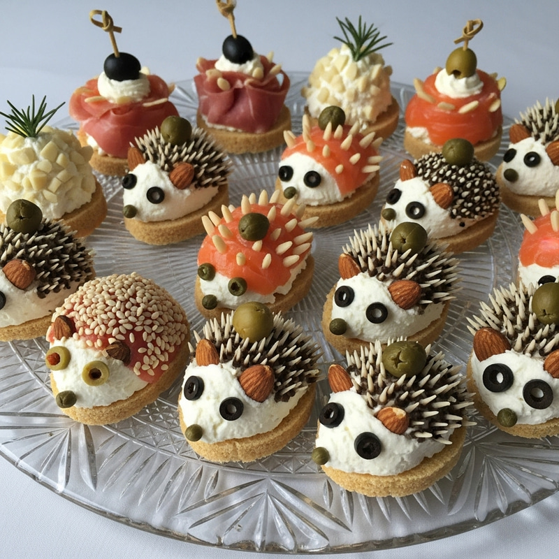 Creative Hedgehog Canapes Ideas | Unique Culinary Delights