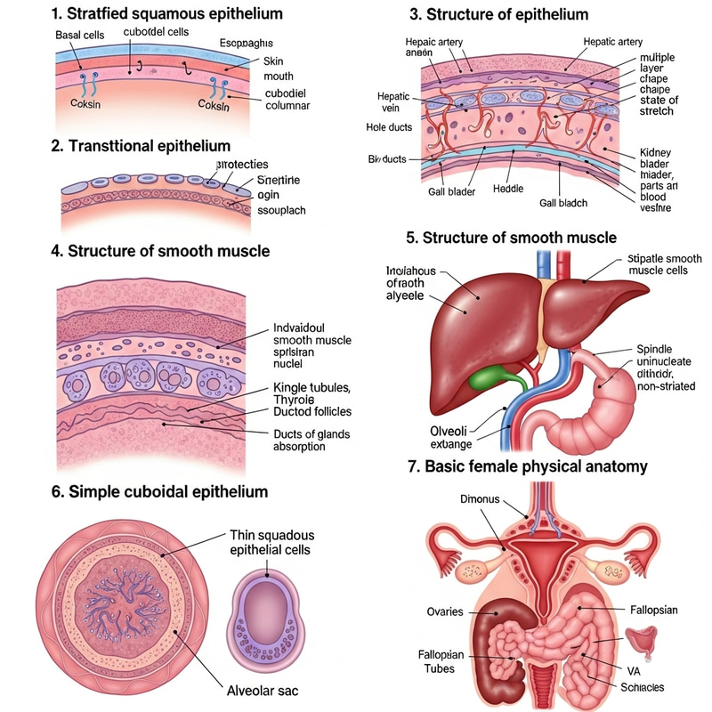Detailed Anatomical Diagrams for Key Body Structures Detailed Anatomical Diagrams for Key Body Structures