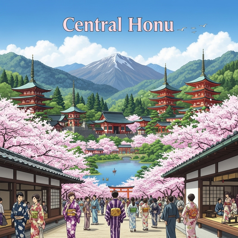 Central Honshu Japan: Scenic Beauty Central Honshu Japan: Scenic Beauty