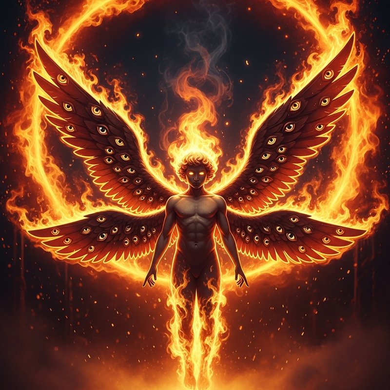Cherubim in Fiery Splendor