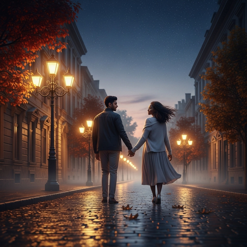 An Ethereal Night Stroll: Love Across Cultures