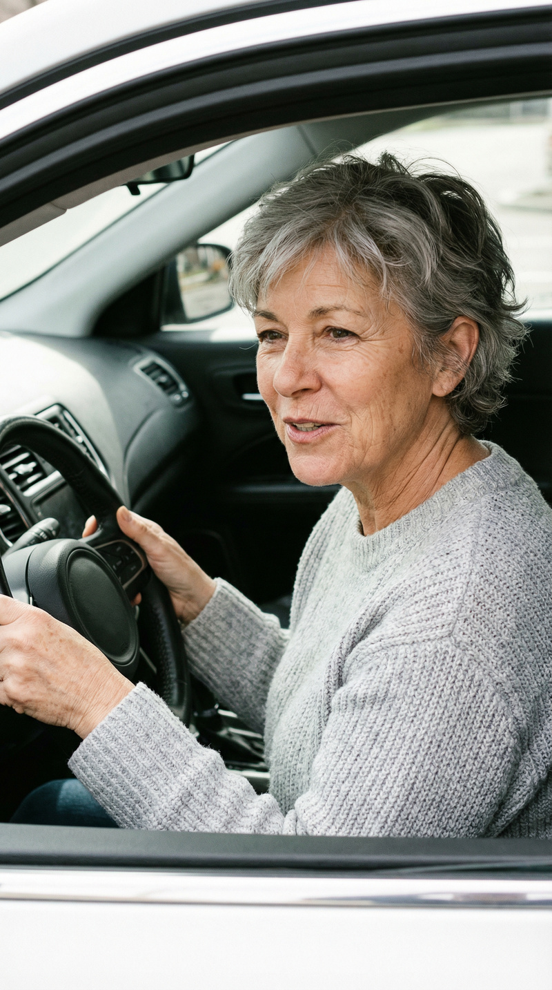 Candid Portrait of a Woman in Her 50s
