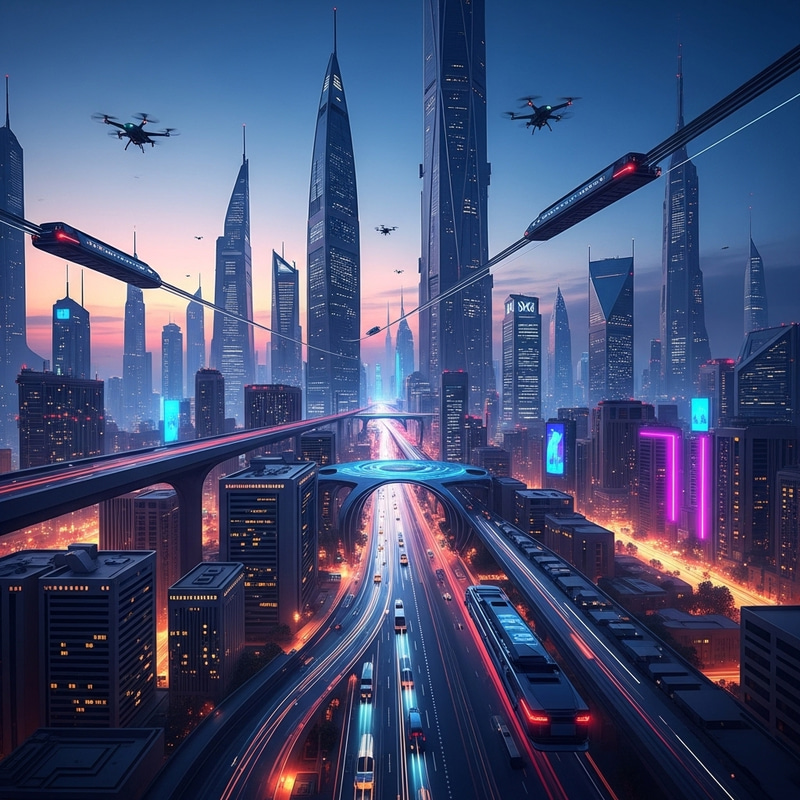 Futuristic Riyadh Cityscape: A Cyberpunk Vision Futuristic Riyadh Cityscape: A Cyberpunk Vision