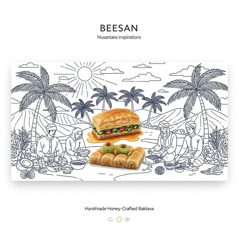 Opulent Nusantara Baklava Packaging & UI/UX Design Opulent Nusantara Baklava Packaging & UI/UX Design