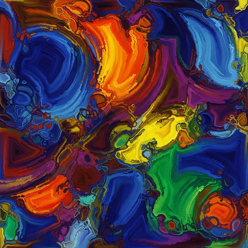 Vibrant Imagination: Dynamic Abstract Expressionism Vibrant Imagination: Dynamic Abstract Expressionism