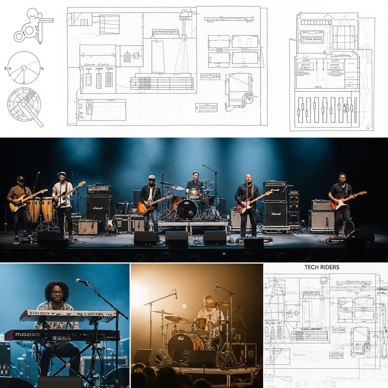 Maximize Live Performances with Detailed Stage Plots and Tech Rider Documents