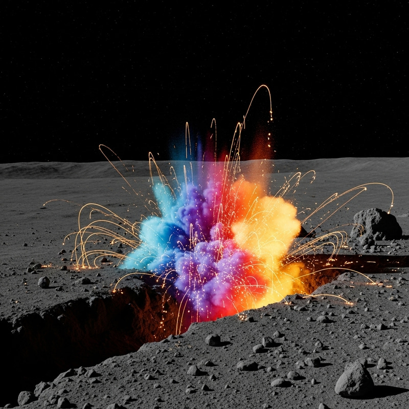 Chemical Reaction on Moon's Surface - Lunar Surface Chemistry Chemical Reaction on Moon's Surface - Lunar Surface Chemistry